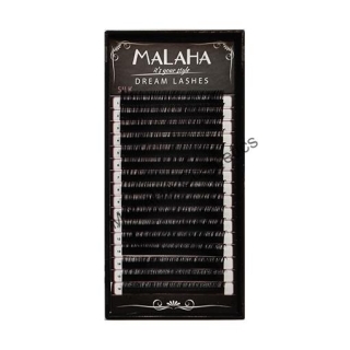 MALAHA Volume 4 - 6D "D" silk szempilla mix - 16 soros