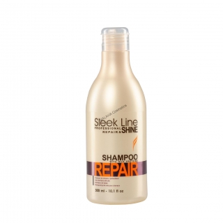 Silk shampoo "SLEEK LINE" REPAIR